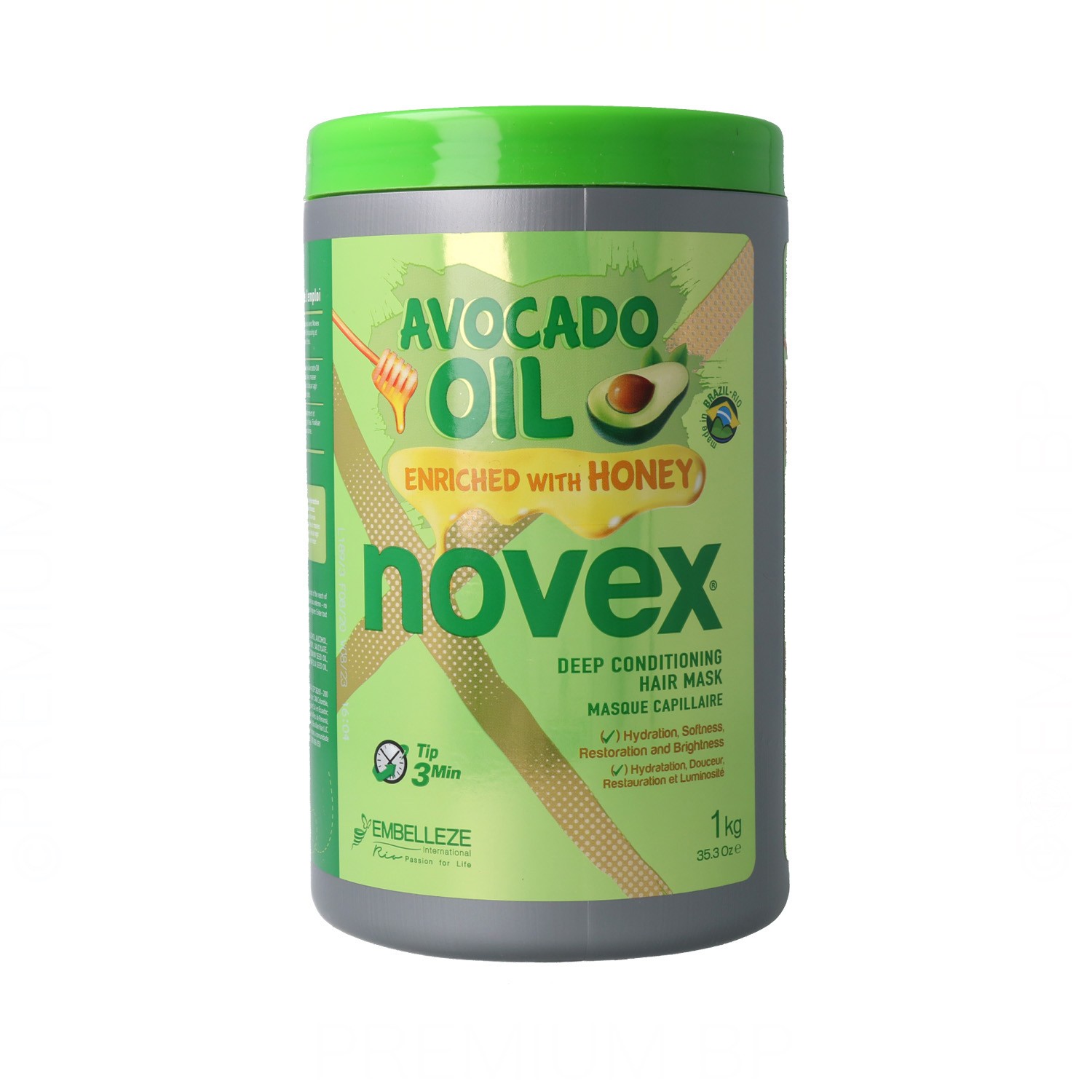 Novex Avocado Oil Máscara Capilar 1000 ml