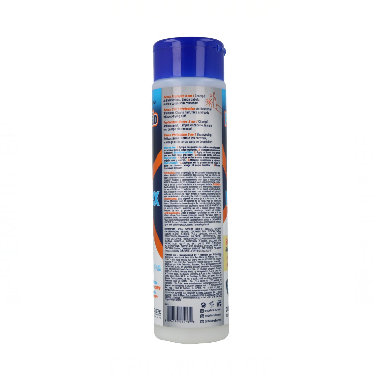 Novex Protection 3 Em 1 Xampú 300 ml