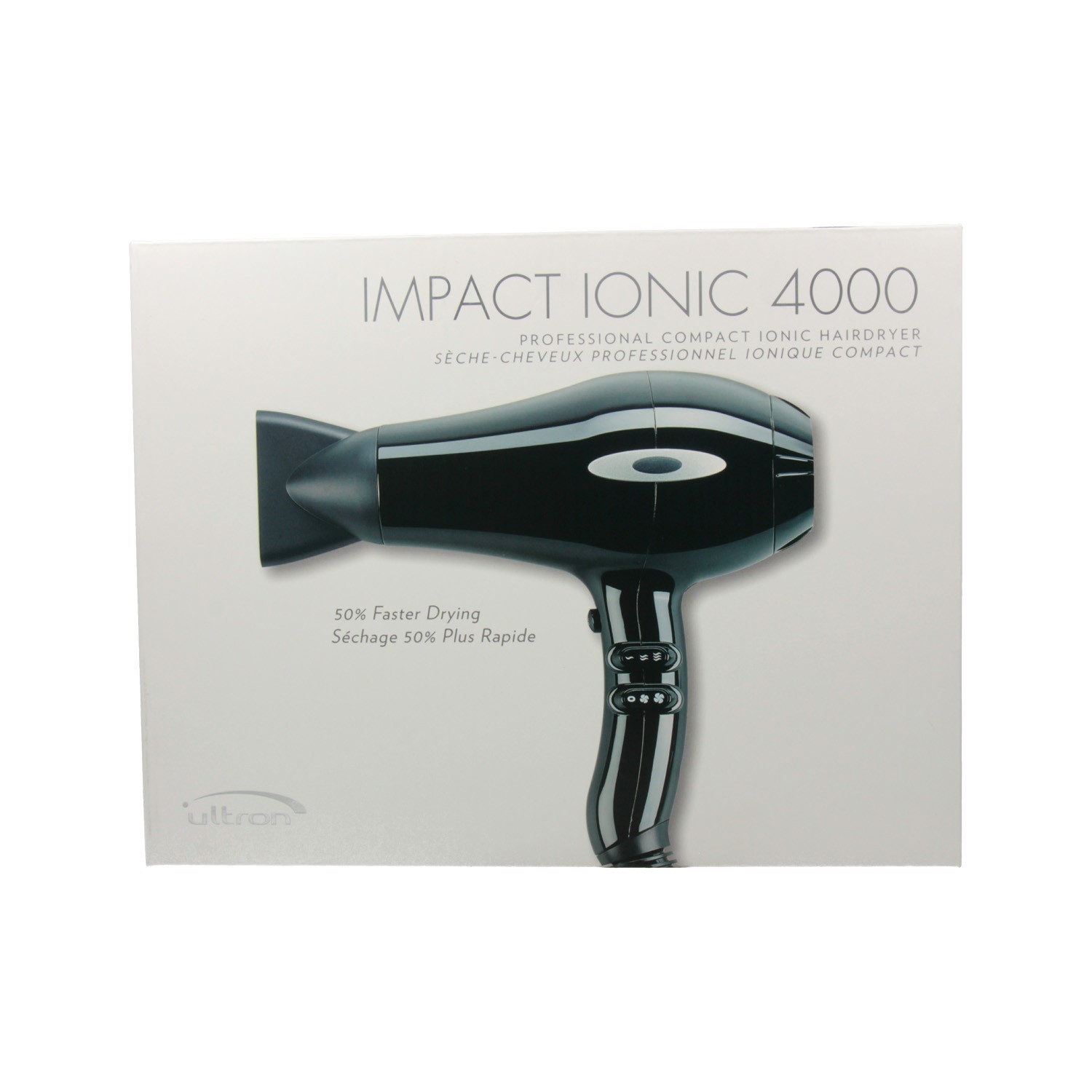 Sinelco Ultron Impact Ionic 4000 Hairdryer Black