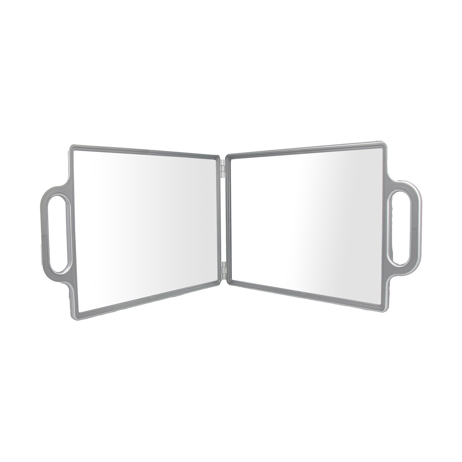 Specchio Double Silver Professionale Muster Con Maniglie