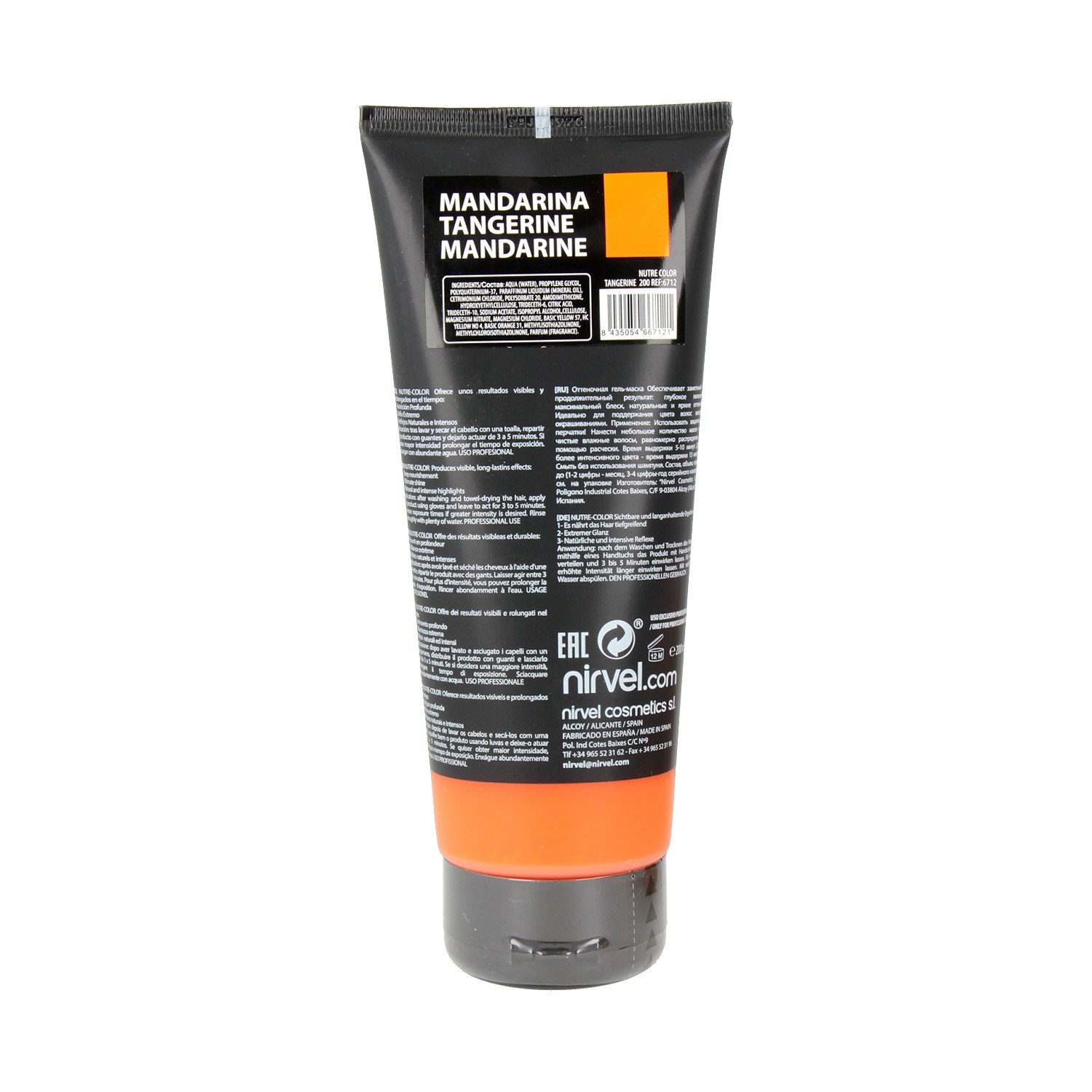 Nirvel Nutre Color Fluor Tangerine 200 ml