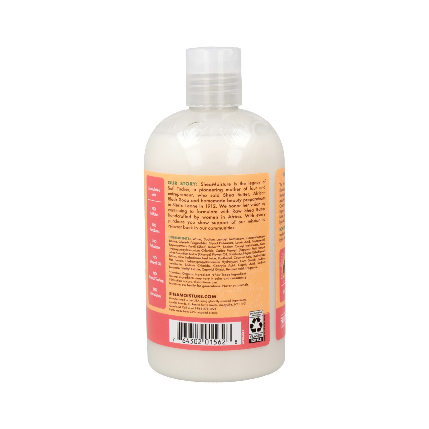 Shea Moisture Papaye Néroli Frizz Control Shampooing 384 ml
