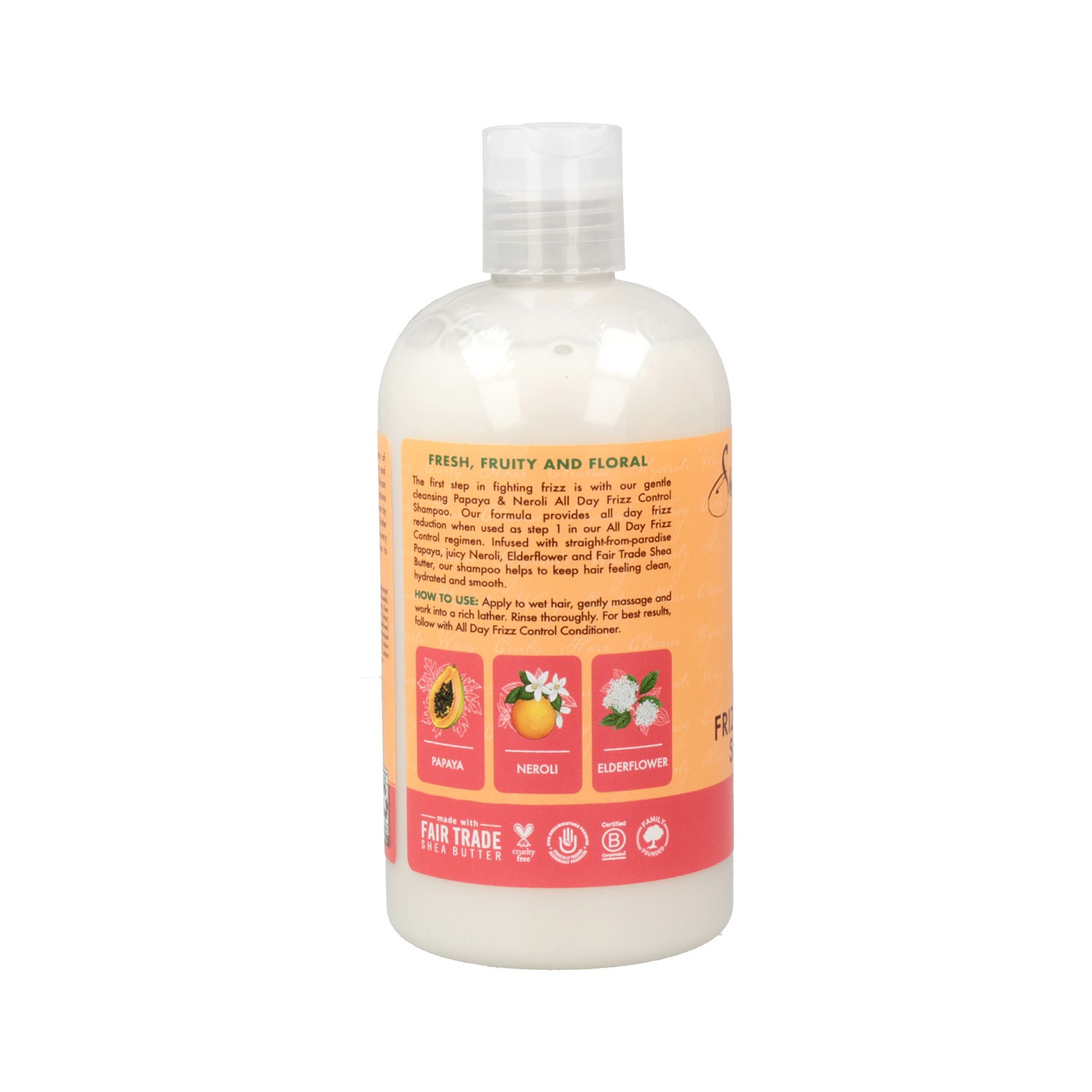 Shea Moisture Papaye Néroli Frizz Control Shampooing 384 ml