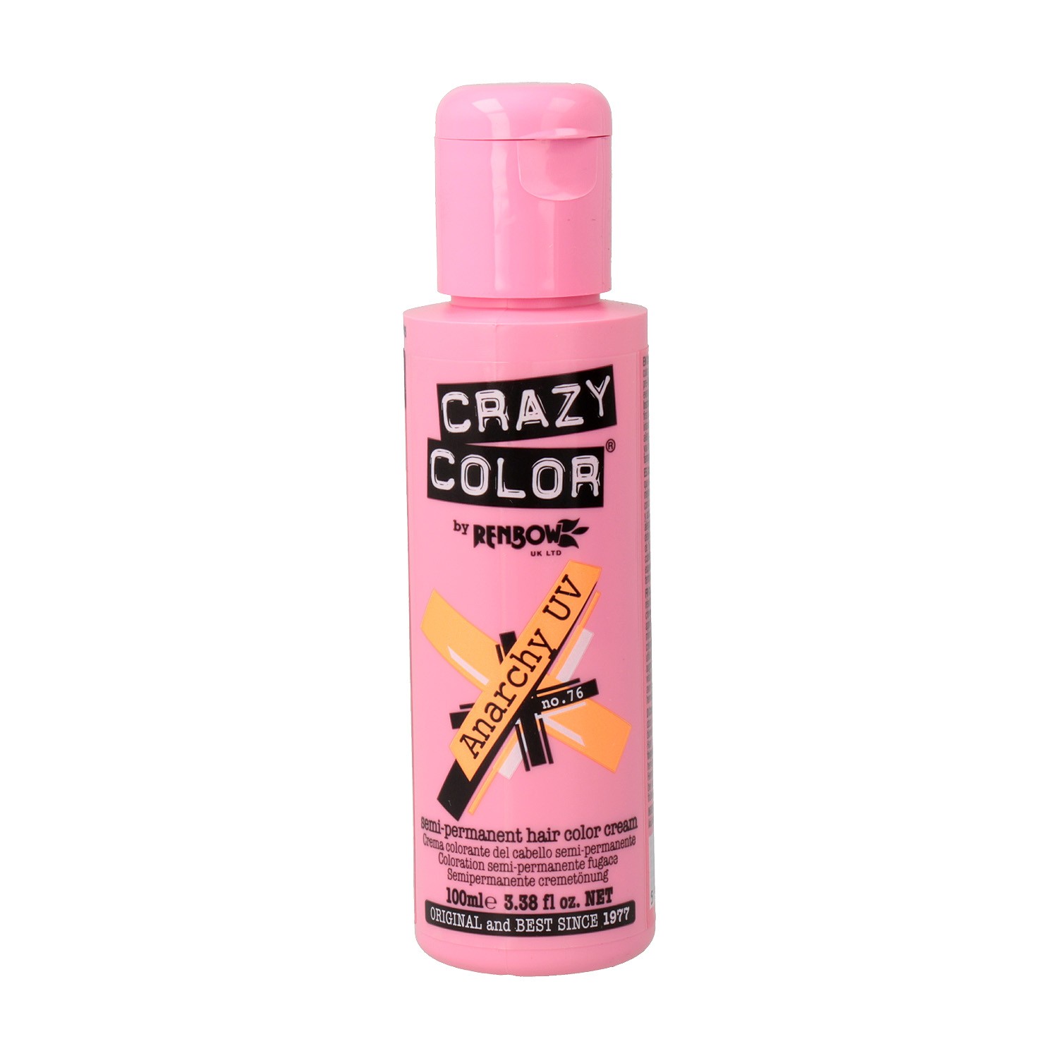 Crazy Color 76 Anarchy Uv Arancione 100 ml