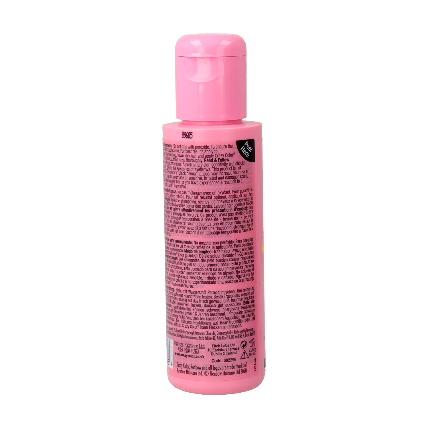 Crazy Color 77 Caution Uv Jaune 100 ml