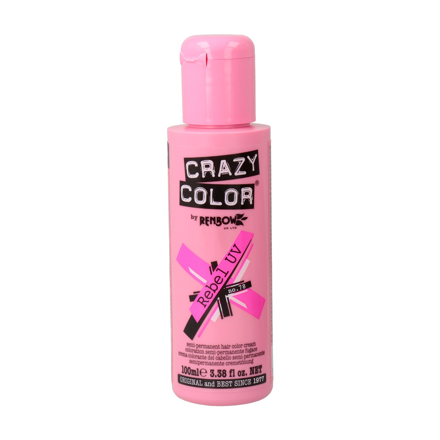 Crazy Color 78 Rebel Uv Rosa 100 ml