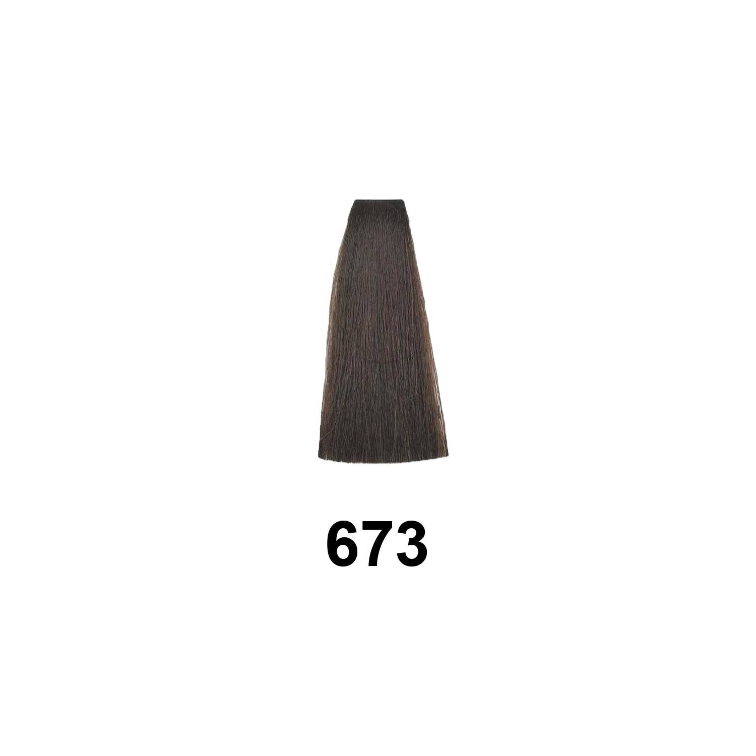 Exitenn Color Creme 60ml, Cor 673 Dark Blond Cinnamon