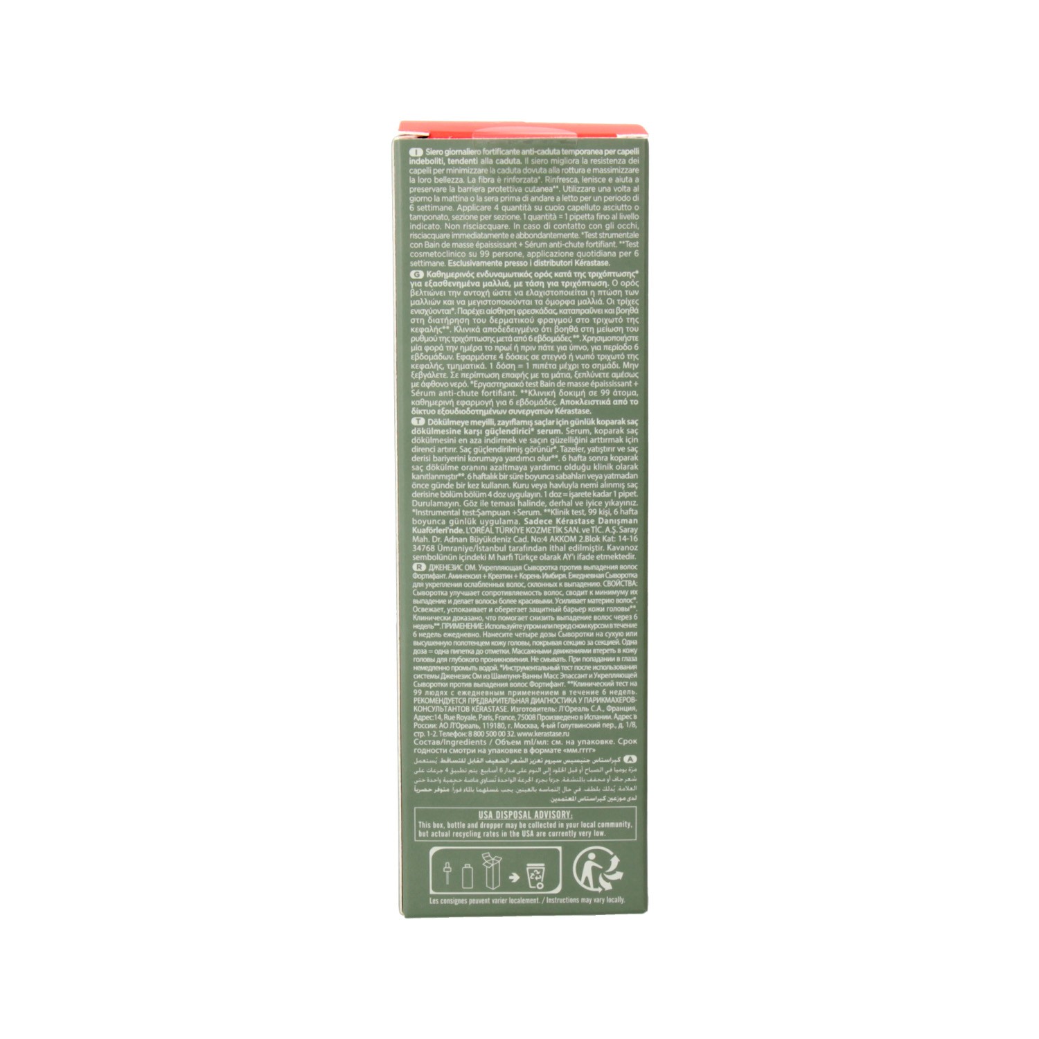 Kerastase Genesis Homme Anti Chute Fortificante Serúm 90 ml