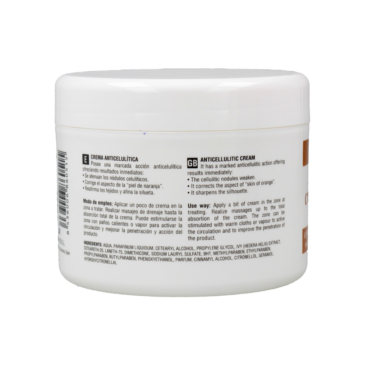 Risfort Crème Anti-Cellulite Aux Extraits De Lierre 500 ml