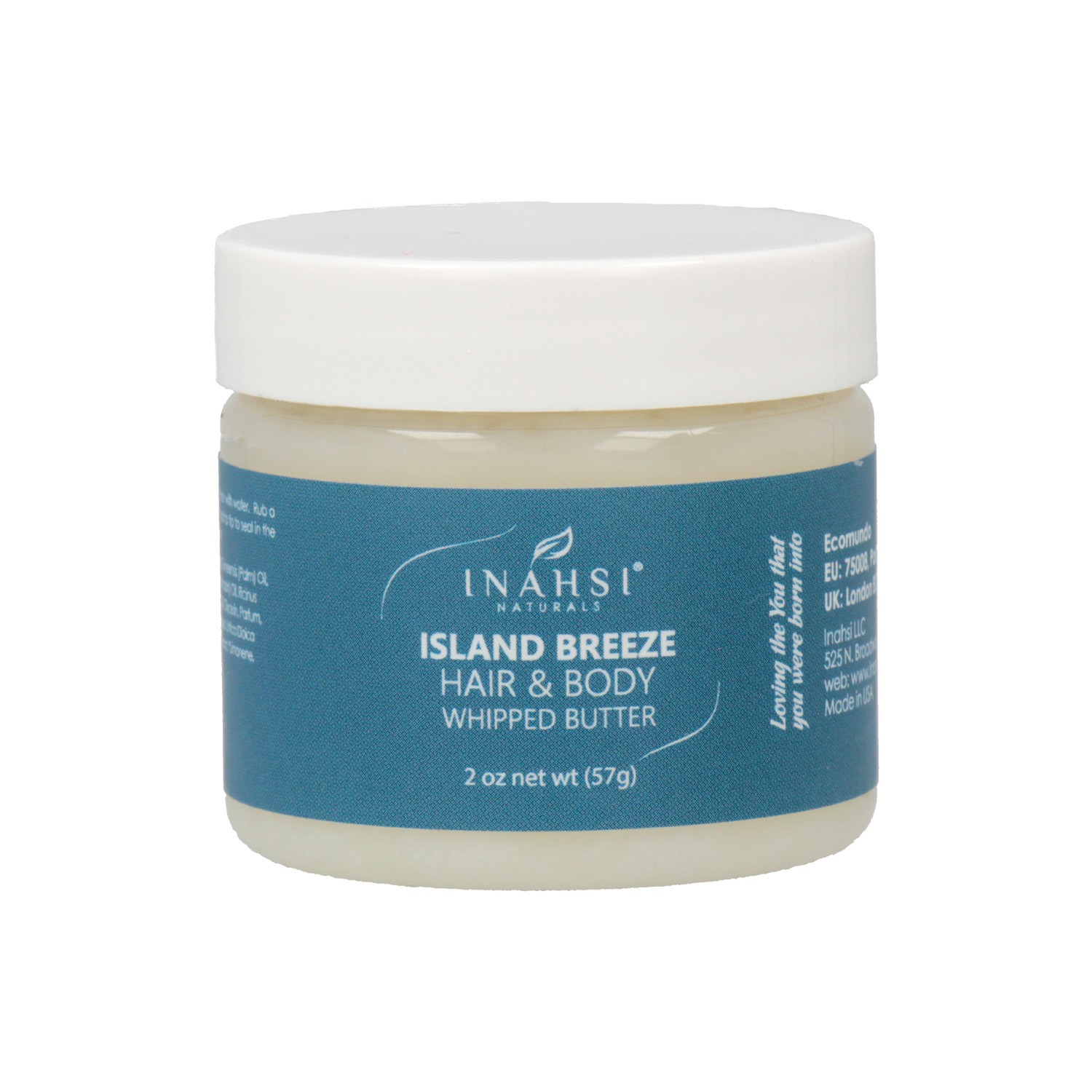 Inahsi Island Breeze Hair Body Whipped Butter Cream 57 gr