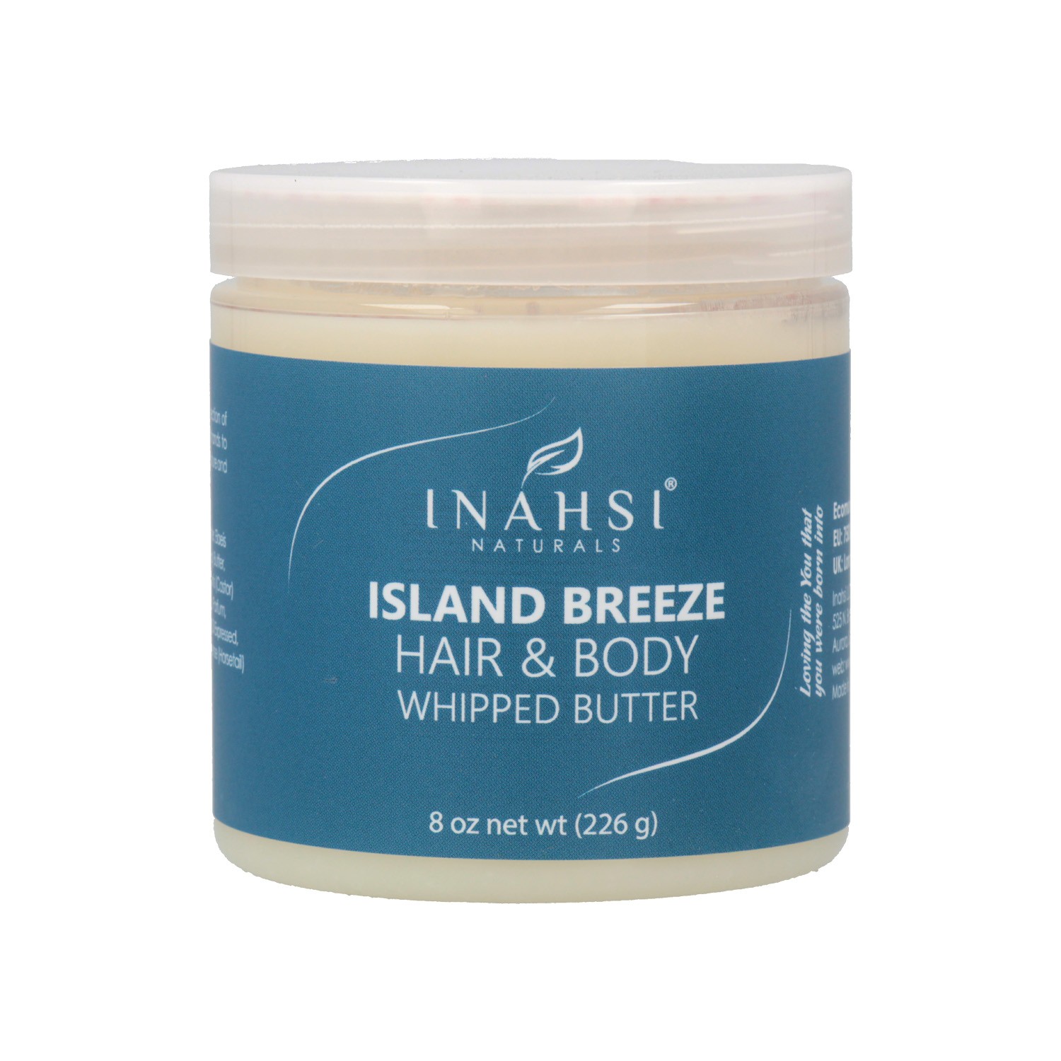Inahsi Island Breeze Hair Crème au beurre fouettée pour le corps 226 gr