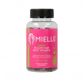 Mielle Healthy Hair Adult Vitamins Com Biotina Berry Flavored 60 Goma