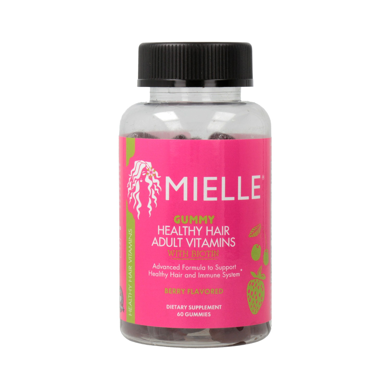 Mielle Healthy Hair Adult Vitamins con biotina al gusto di bacche 60 gommose