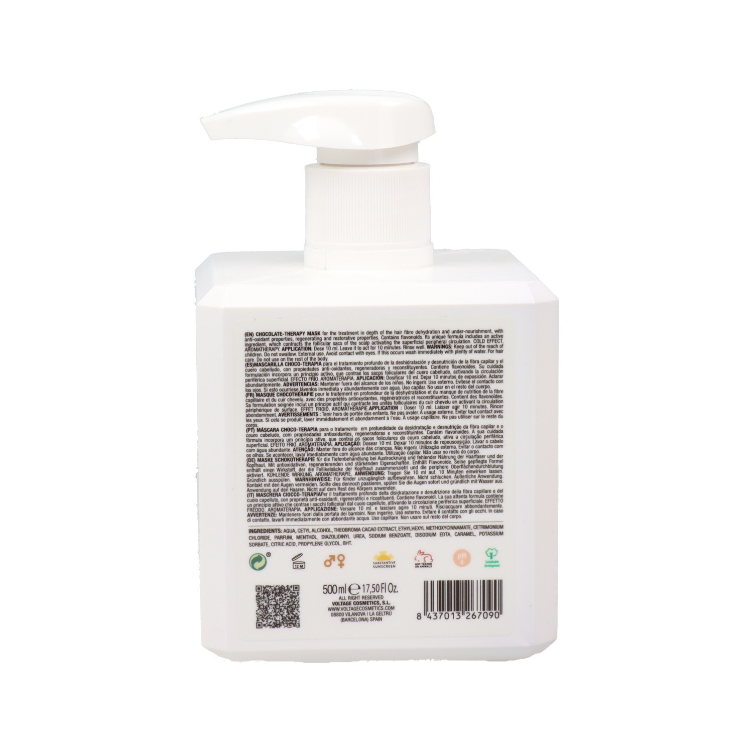 Voltage Choco Terapia Máscara 500ml