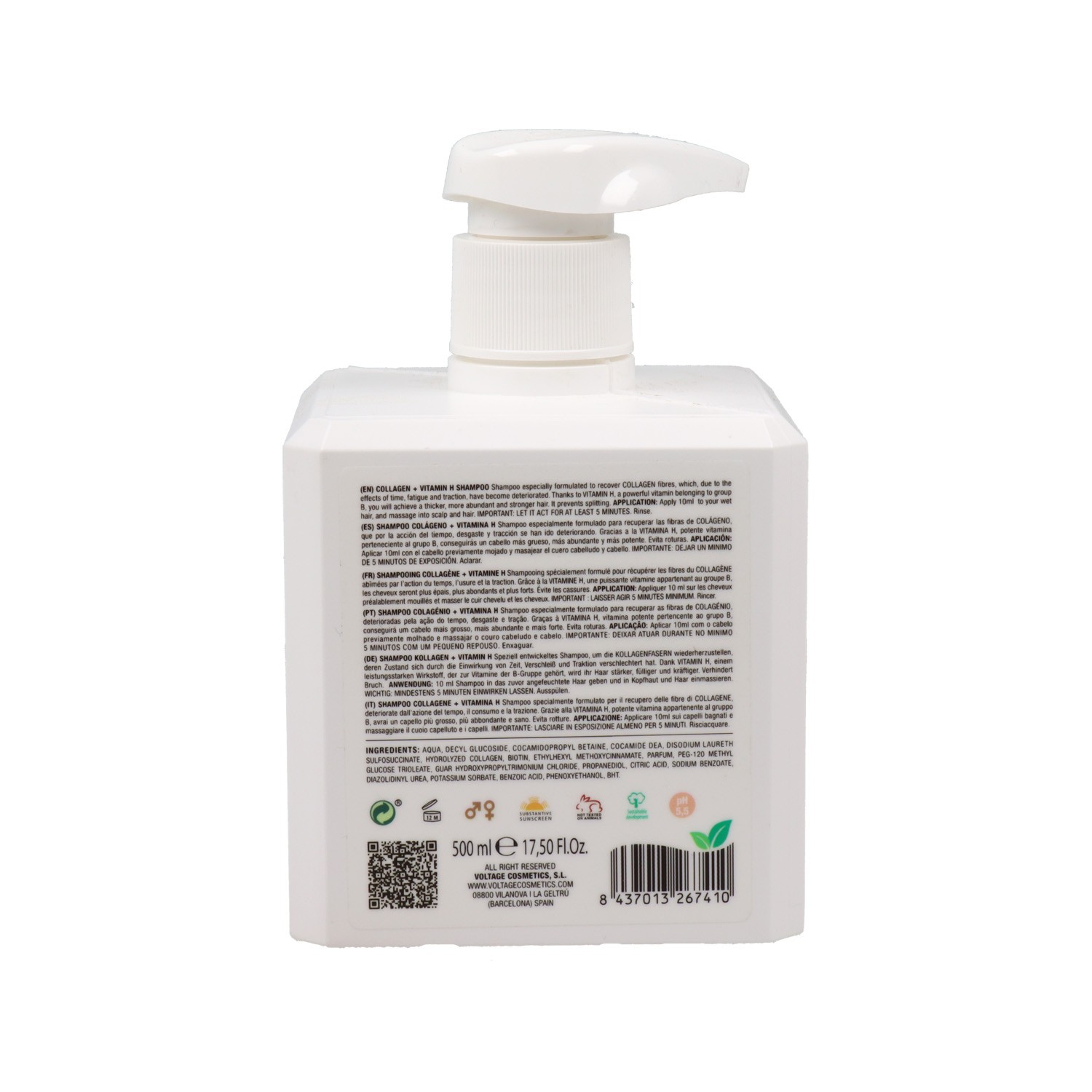 Voltage Colageno Xampu 500 ml