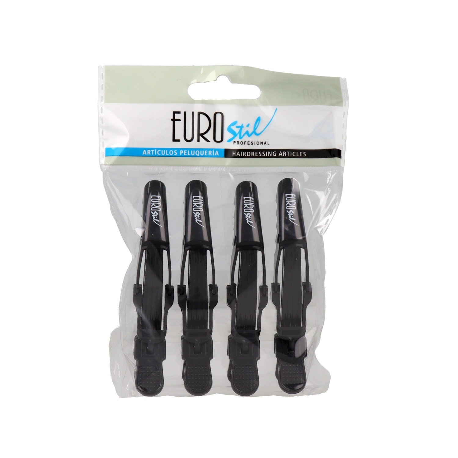 Eurostil 4 Pinzette Piccole Drago Nero 9 Cm