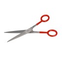Zenish Tijera Professional Metal Silver Mango Rojo 7"