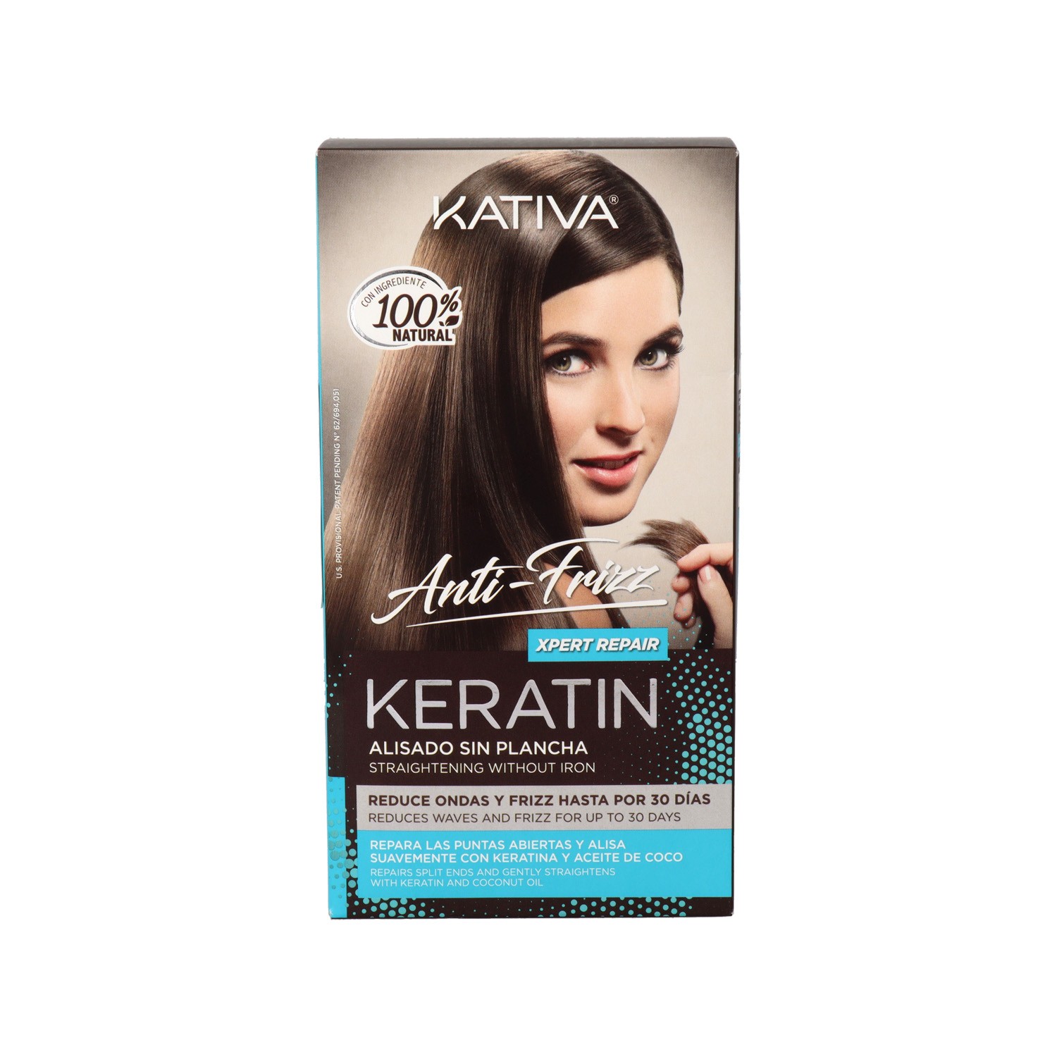 Kativa Keratin Straightening WithoutStraightener Xpert Repair Kit