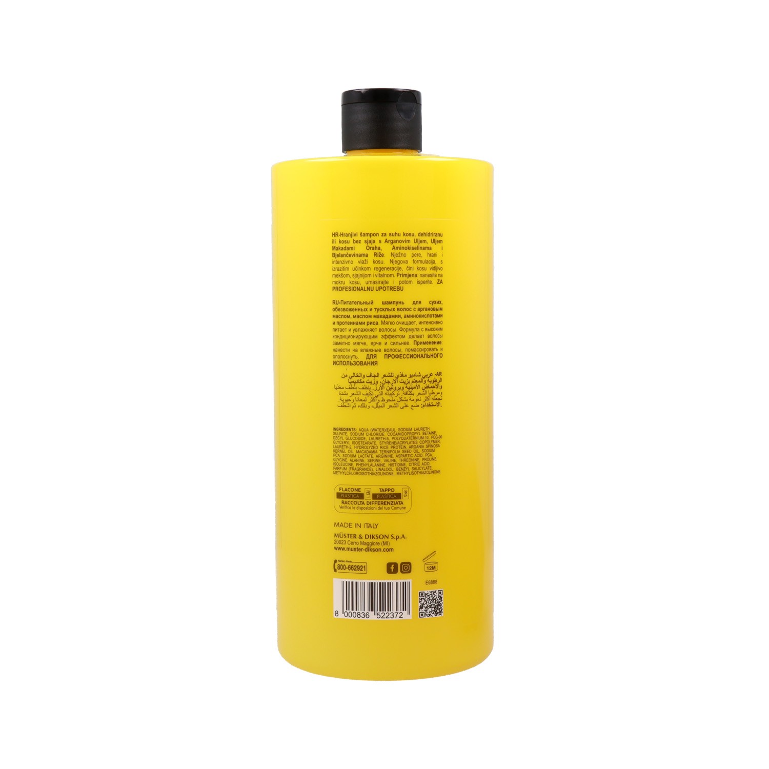 Dikson Prime Super Argan Shampooing Nourrissant 1000 ml