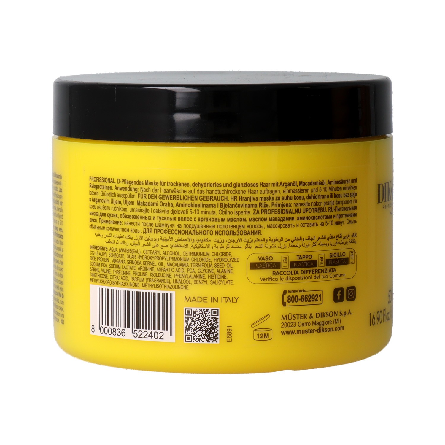 Dikson Prime Super Argan Masque Nourrissant 500 ml