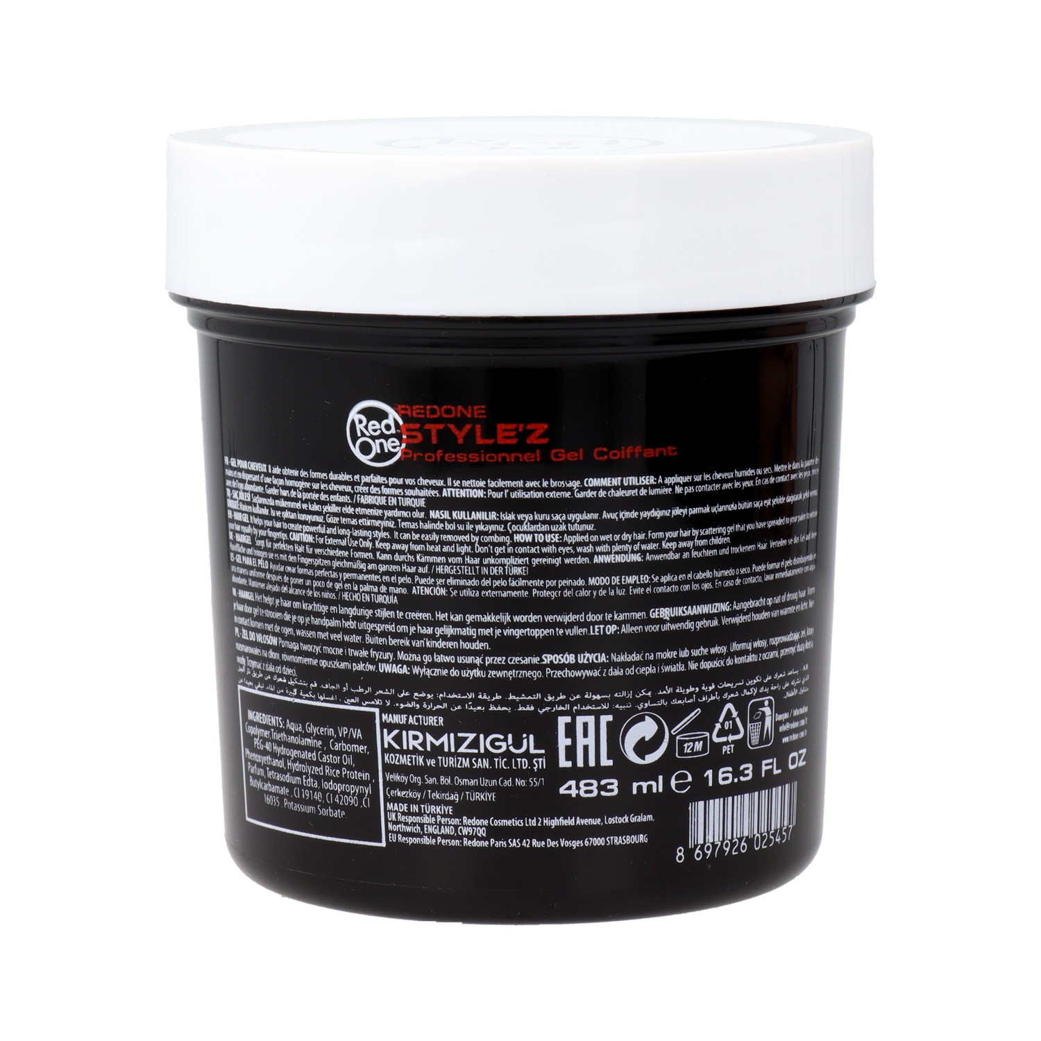 Red One Gel Fixant Protéine 483 ml