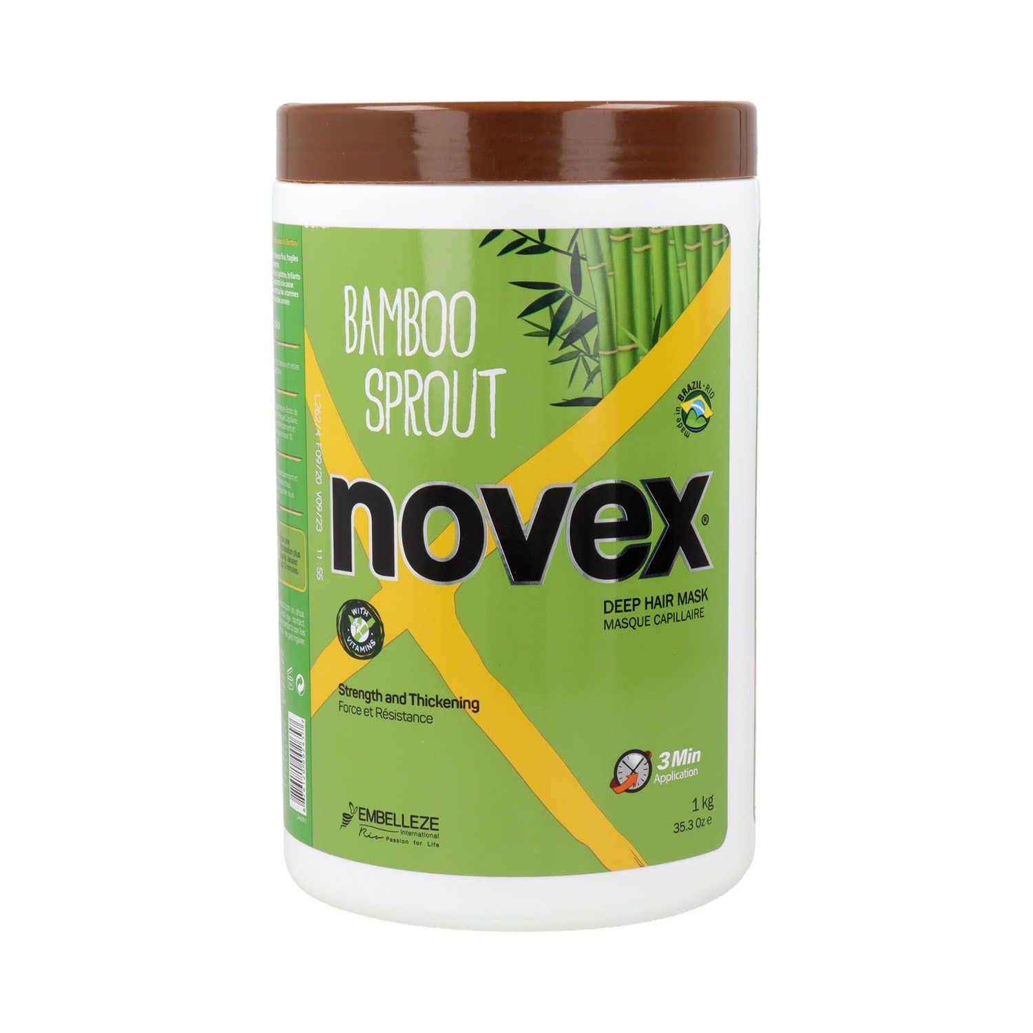Novex Bamboo Sprout Masque Capillaire 1000 ml