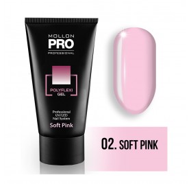 Mollon Pro Polyflexi Gel color Soft Pink 02 60ml