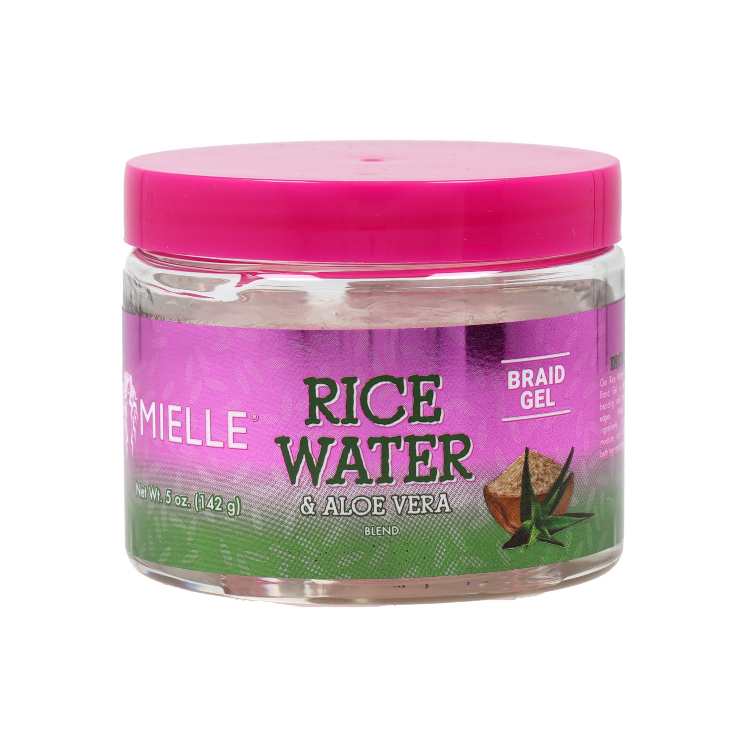 Mielle Rice Water Aloe Vera Trança Gel 142ml