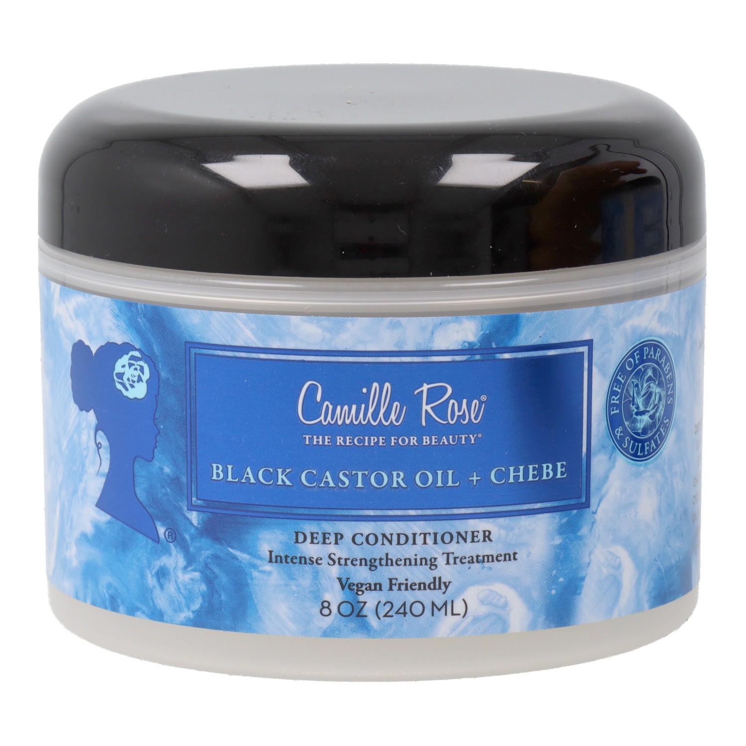 Camille Rose Black Castor Oil Chebe Tratamento Condicionador 240 ml