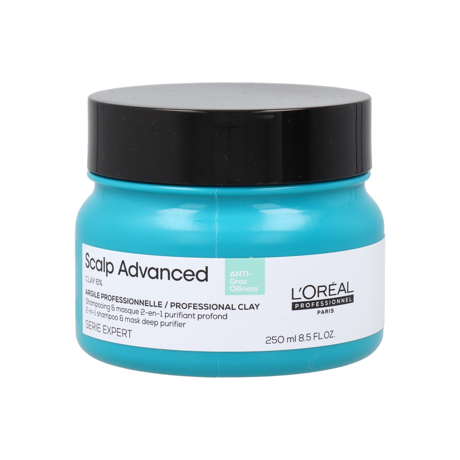 Loreal Expert Scalp Advanced 2 in 1 shampoo e maschera all'argilla 250 ml