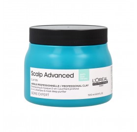 Loreal Expert Scalp Advanced 2 En 1 Shampooing et Masque à l'Argile 500 ml