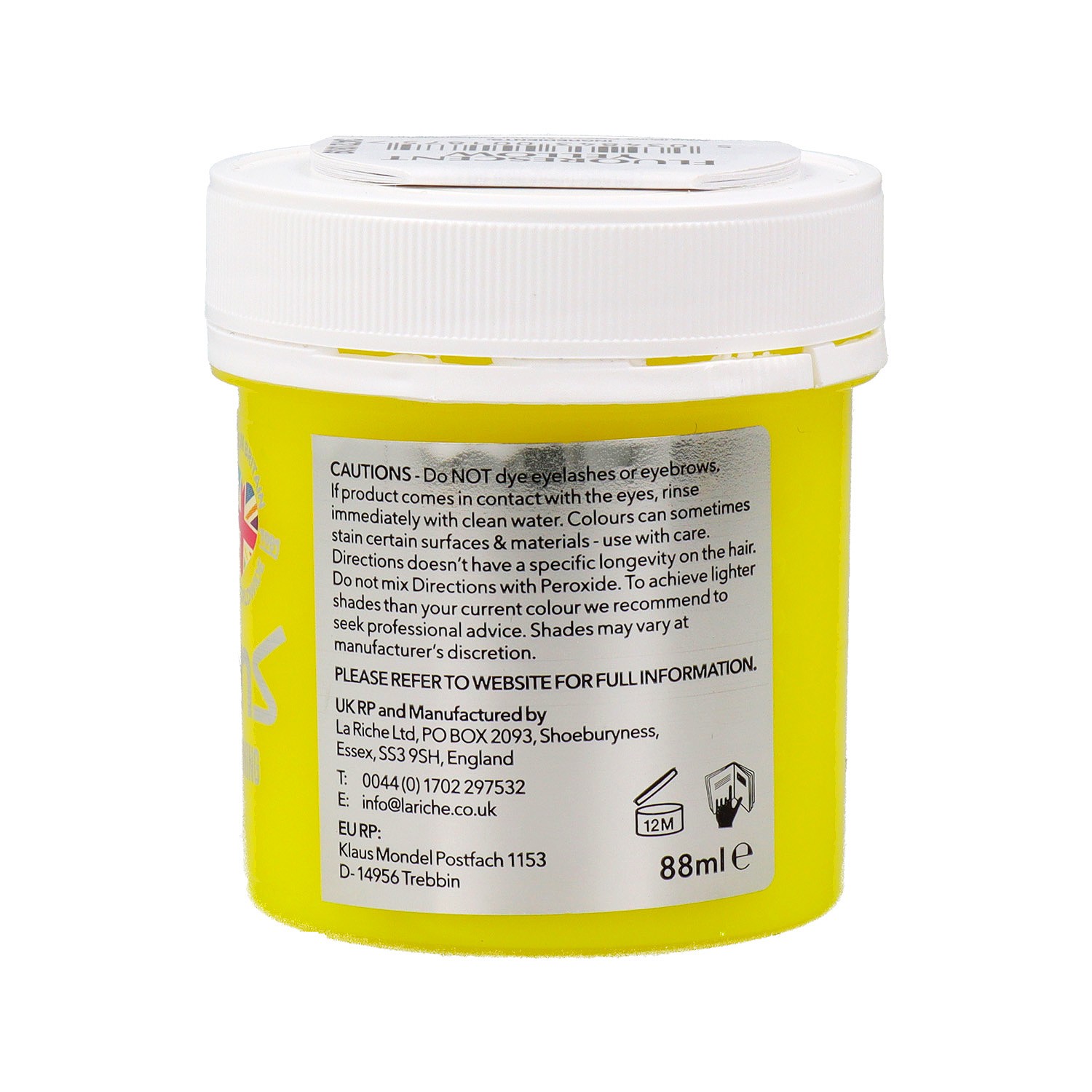 La Riche Directions Semi Permanente Cor Amarelo Fluorescente