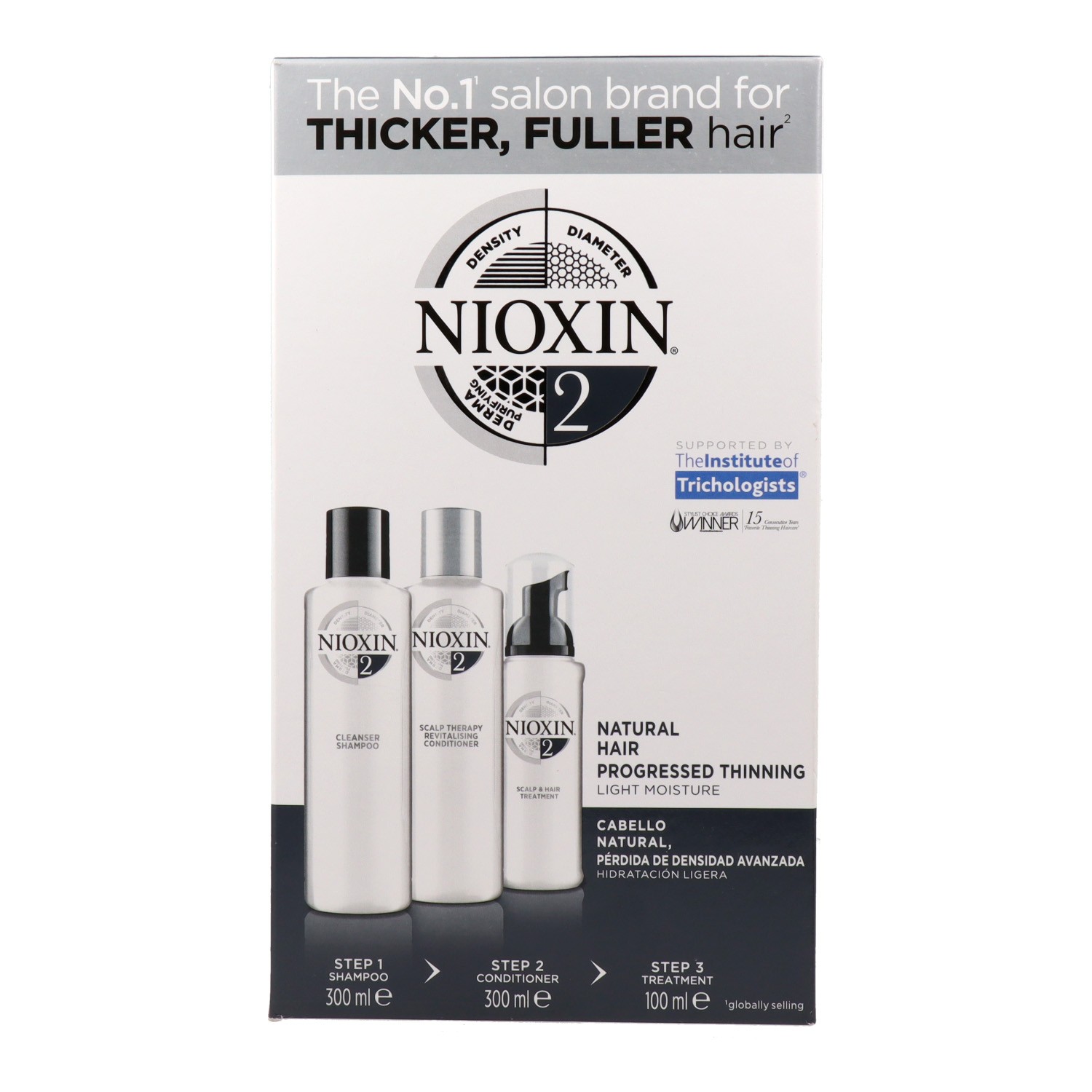 Nioxin Trial Kit Sist 2 Light Moisturizer for Natural Hair