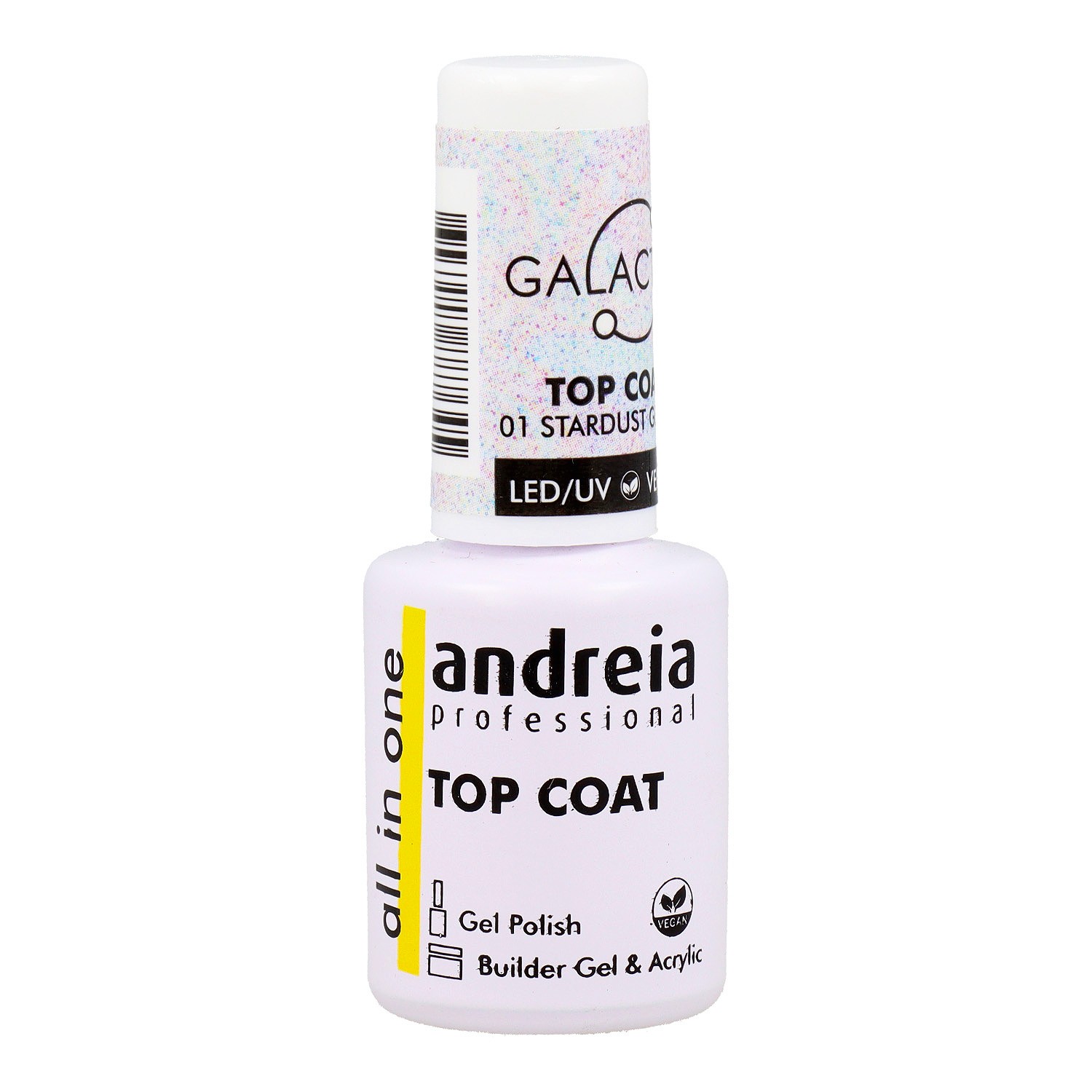 Andreia Top Coat Galactic Color 01 Stardust Glitter 10.5 ml