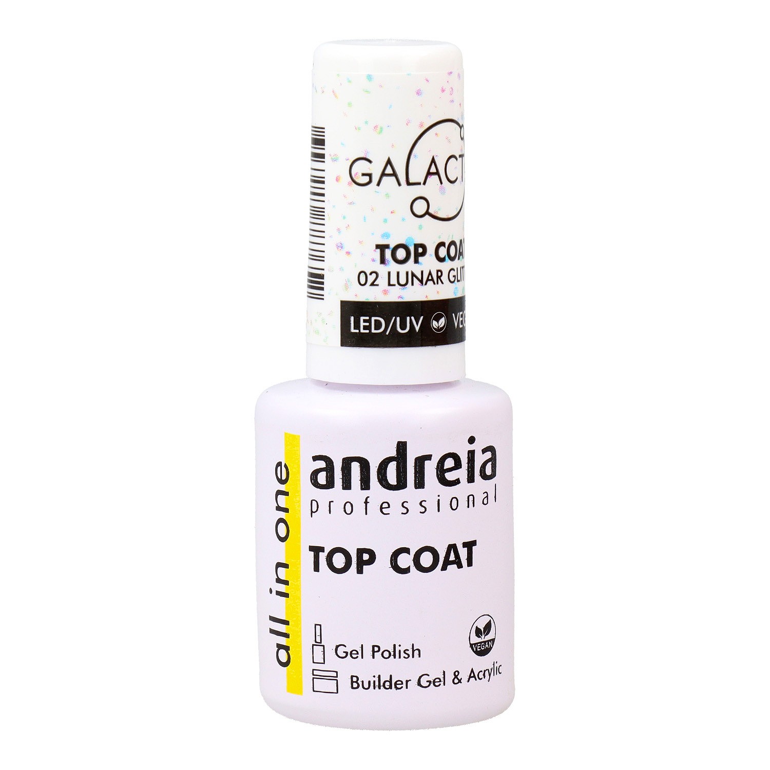 Andreia Top Coat Galactic Color 02 Lunar Glitter 10,5 ml