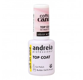 Andreia Top Coat Cotton Candy Couleur 02 Rose Laiteux 10,5 ml