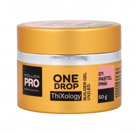 Mollon Pro One Drop Thixology Gel 01 Pastel Pink 50 gr