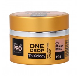 Mollon Pro One Drop Thixology Gel 03 Bege Perolado 50 gr