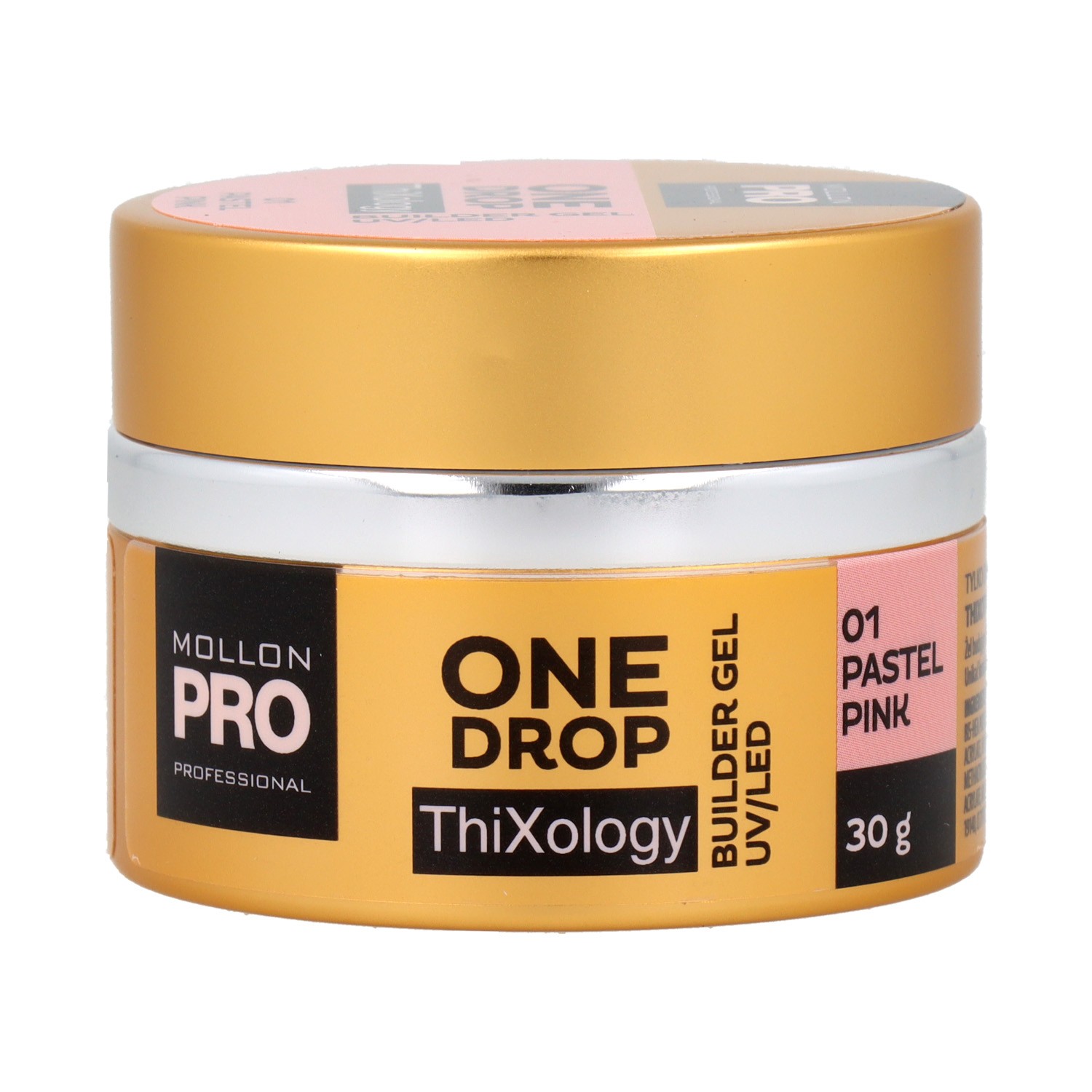 Mollon Pro One Drop Thixology Gel 01 Rosa Pastel 30 gr