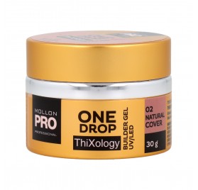 Mollon Pro One Drop Thixology Gel 02 Cobertura Natural 30 gr