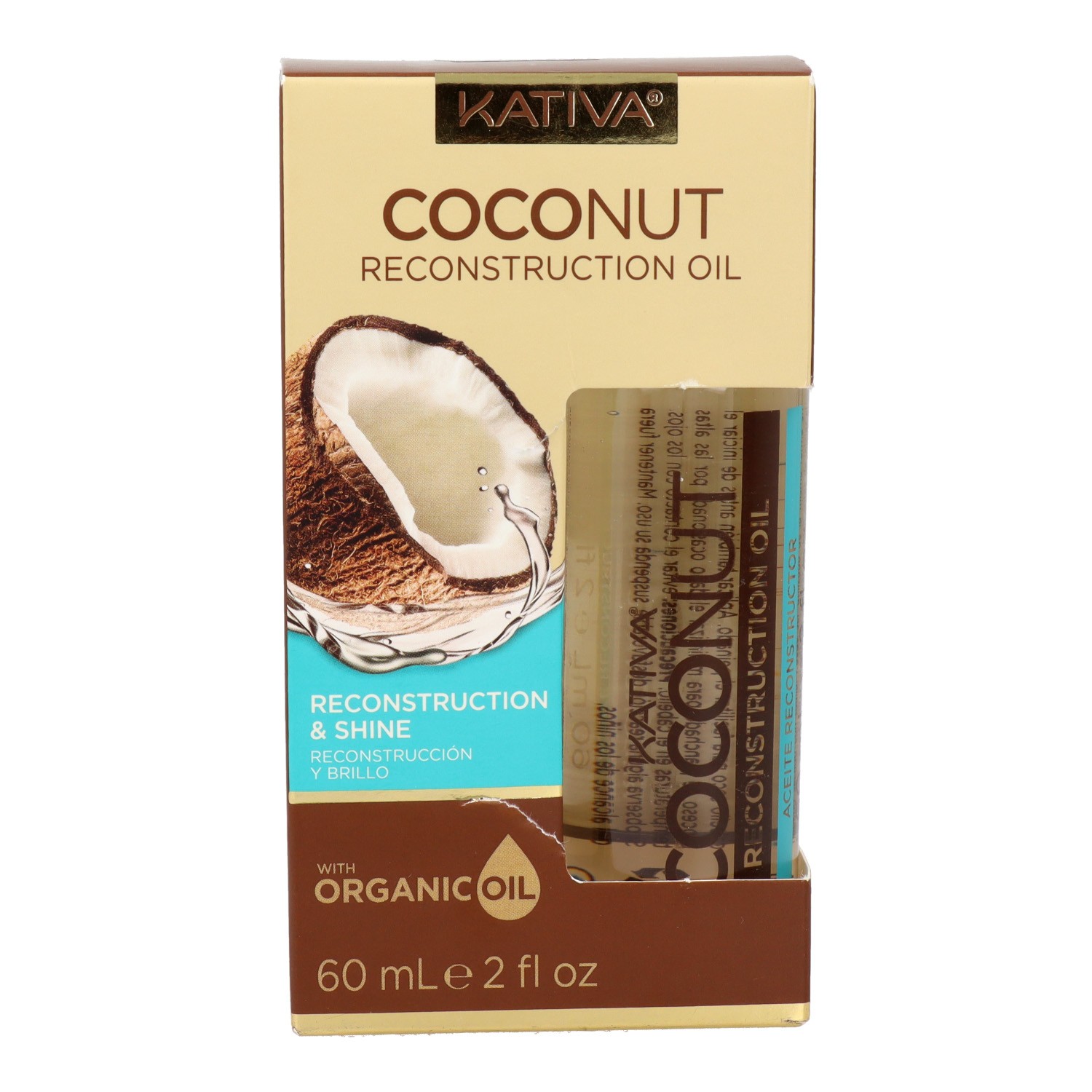 Kativa Coconut Recontrución Hair Oil 60 ml