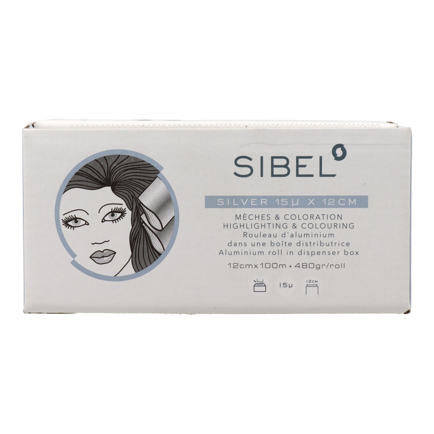 Sinelco Sibel High-Light Papier Aluminium 15X12X100