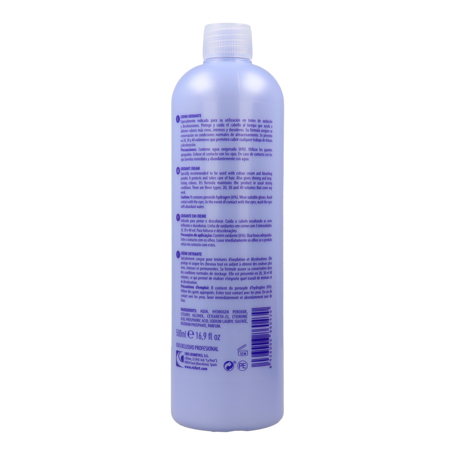 Risfort Crema Ossidante 20vol (6%) 500 ml