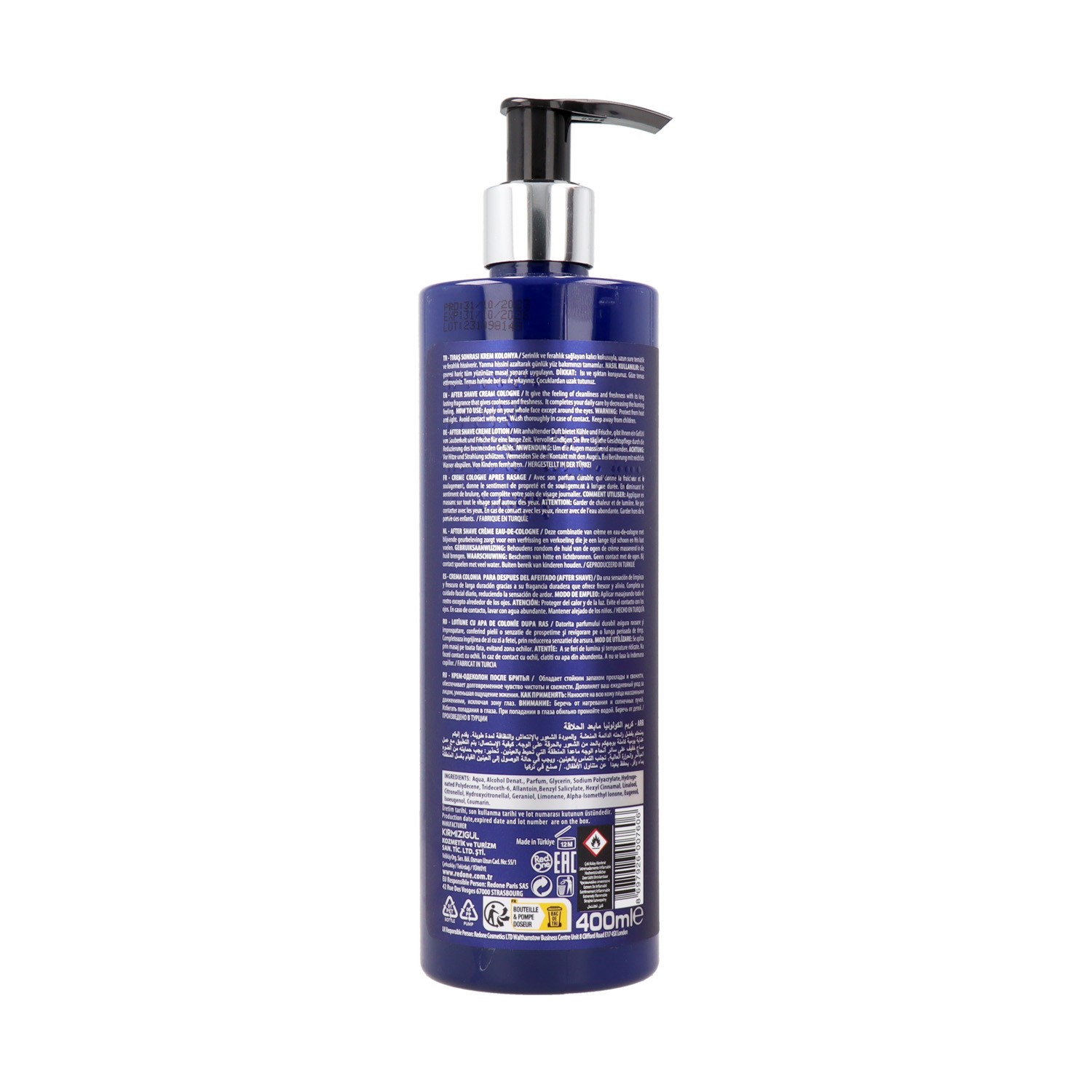 Red One Men Crème Après-Rasage Cologne Sport 400 ml