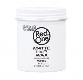 Red One Mat Wax Look White 100 ml