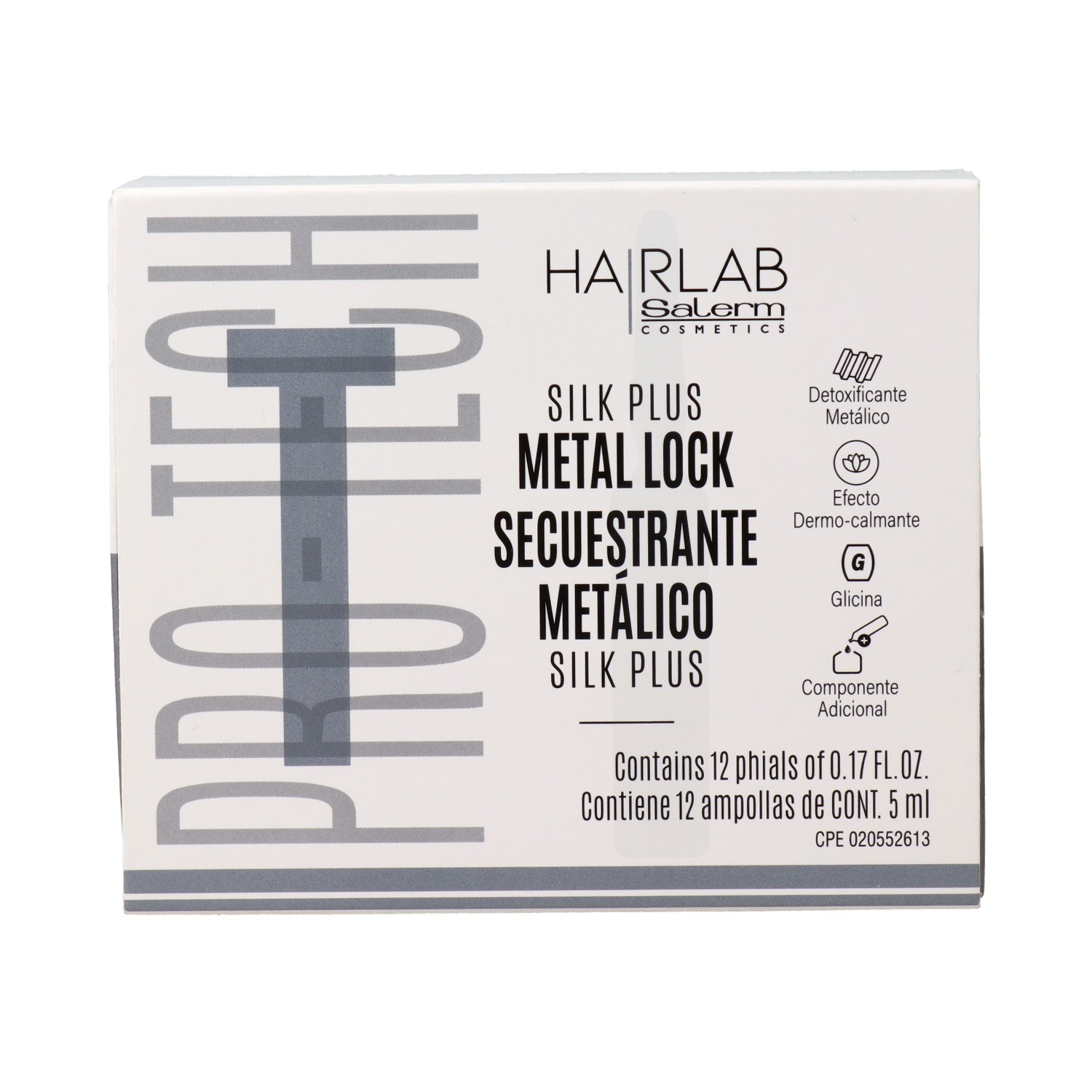 Salerm Hairlab Metal Lock Silk Plus Ampollas 12 x 5 ml