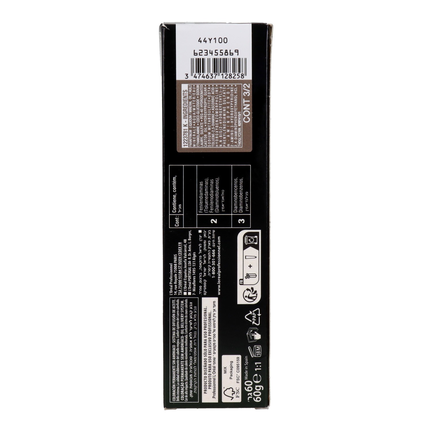 Loreal Inoa Couleur 7.18 60 gr
