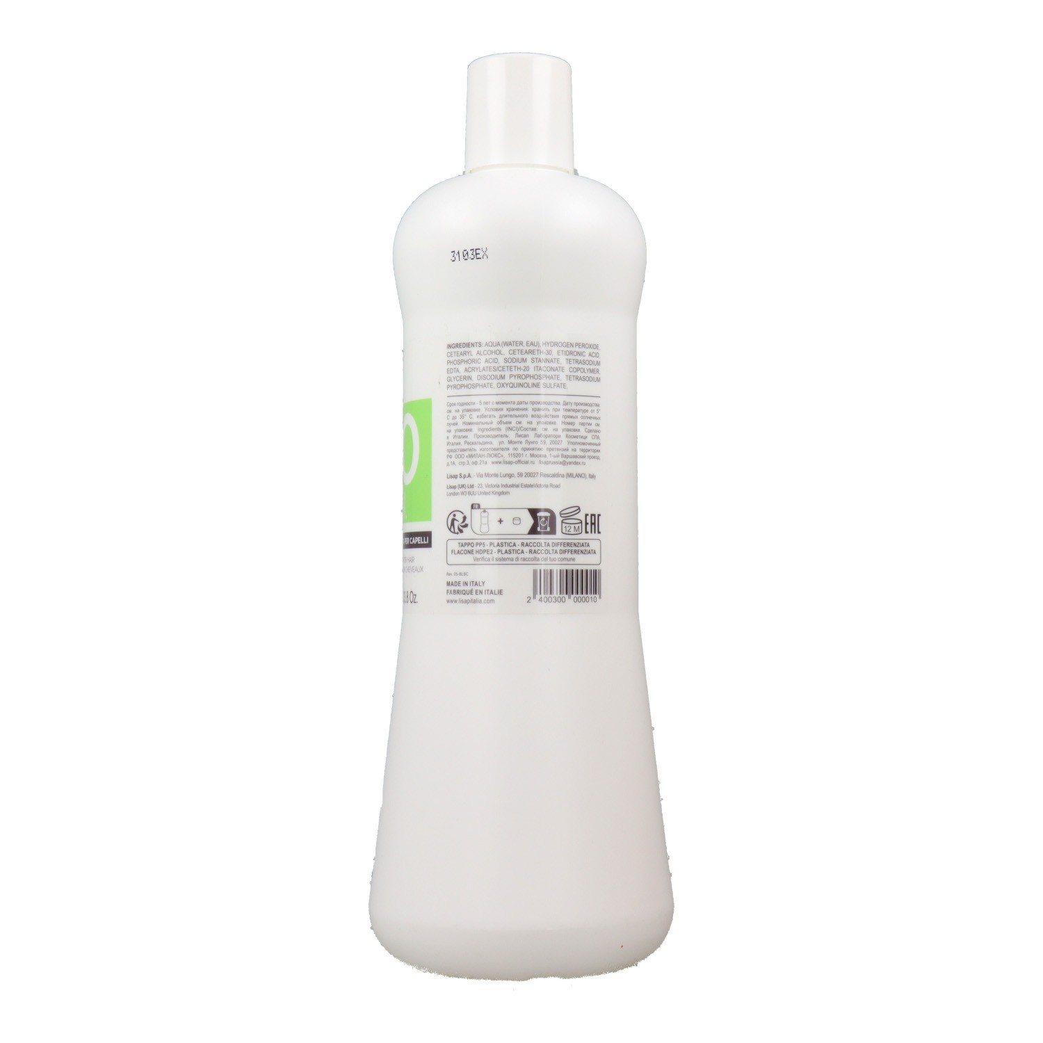 Lisap Emulsion Oxidante 12% 40 Vol 1000 ml