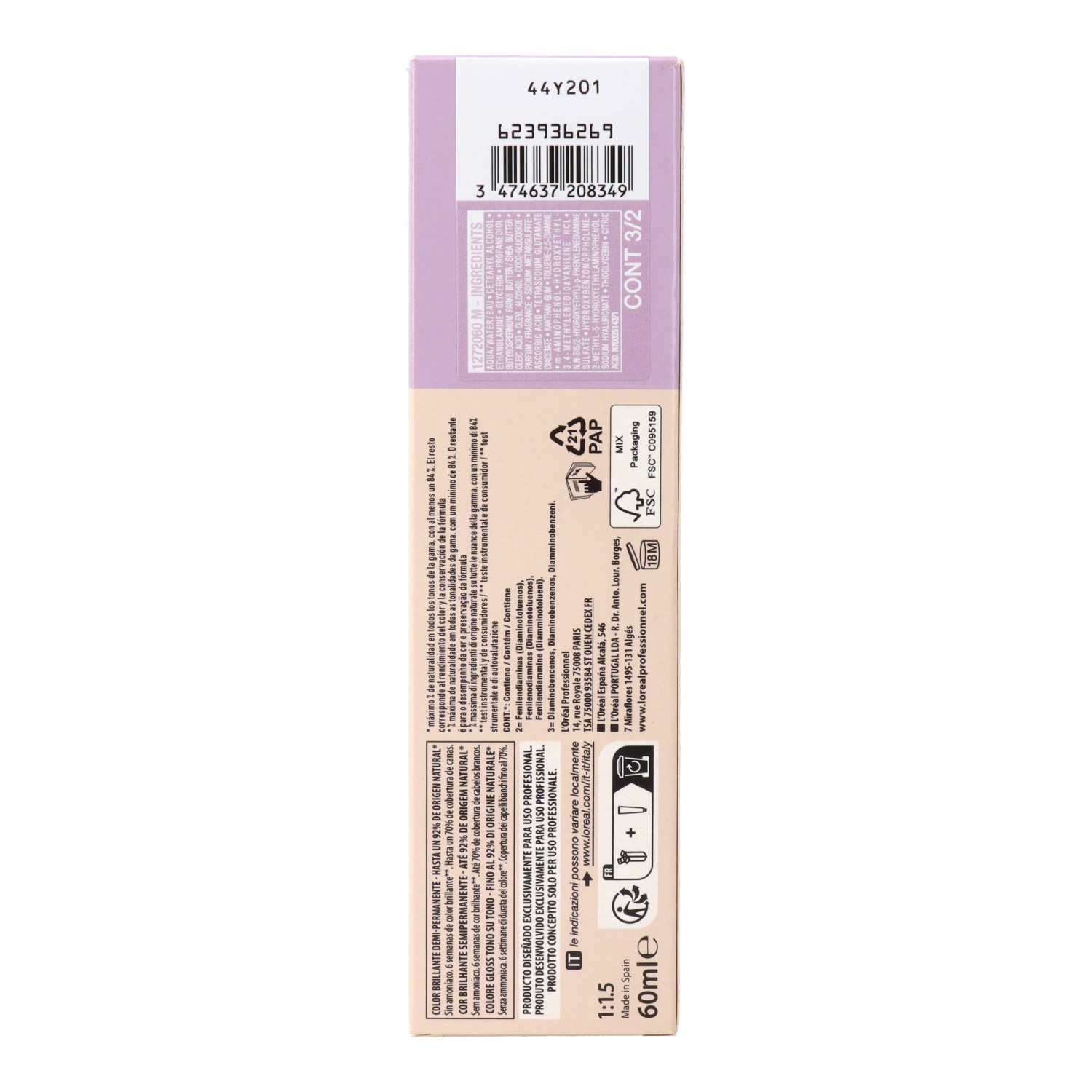 Loreal Dia Cor 8.2 60 ml