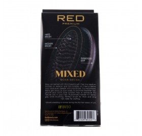 Red Kiss Rpm Medium Hard Mixed Palm Boar Brush Cepillo 2